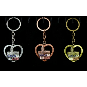 Metal Galata Kulesi Anahtarlık Alk2209