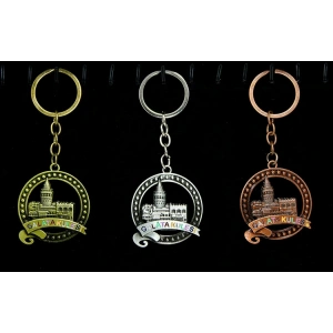 Metal Galata Kulesi Anahtarlık Alk2213