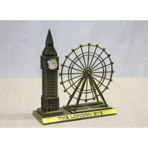 Metal Saat Kulesi Dönme Dolap Alk3475