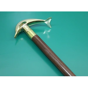 Pirinç Yunus Balıklı Baston 15262