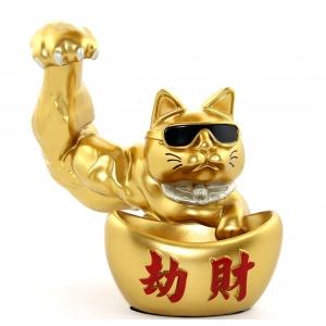 Polyester Şanslı Kedi Figürü Alk2271