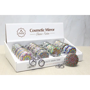 Taşlı El Aynası Anahtarlık Alk3771