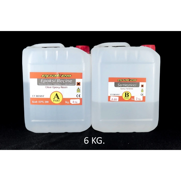 EPX 200 -EKSTRA SERT EPOKSİ- 6 KG SET