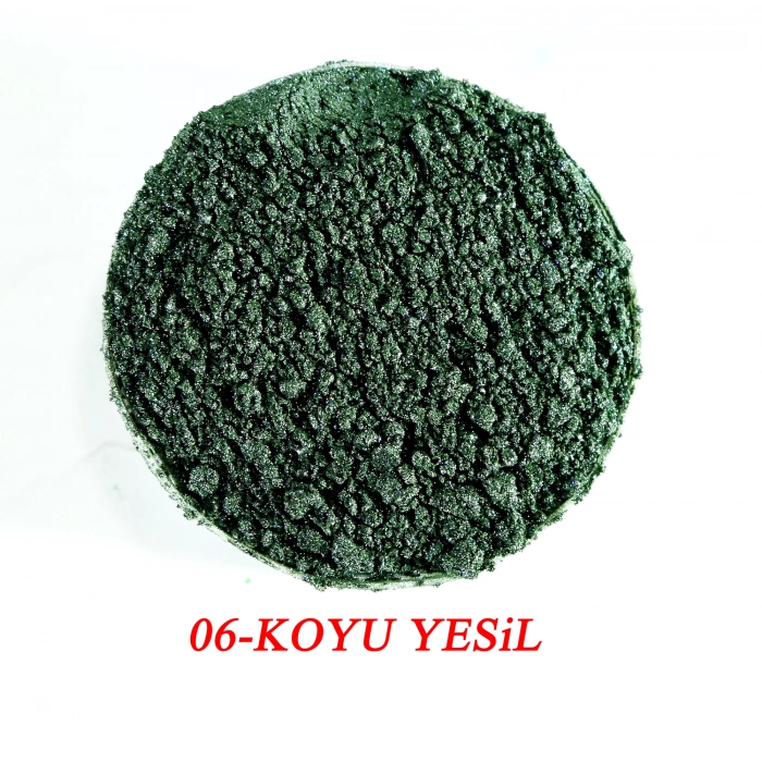 KOYU YEŞİL - METALİK SEDEFLİ PİGMENT