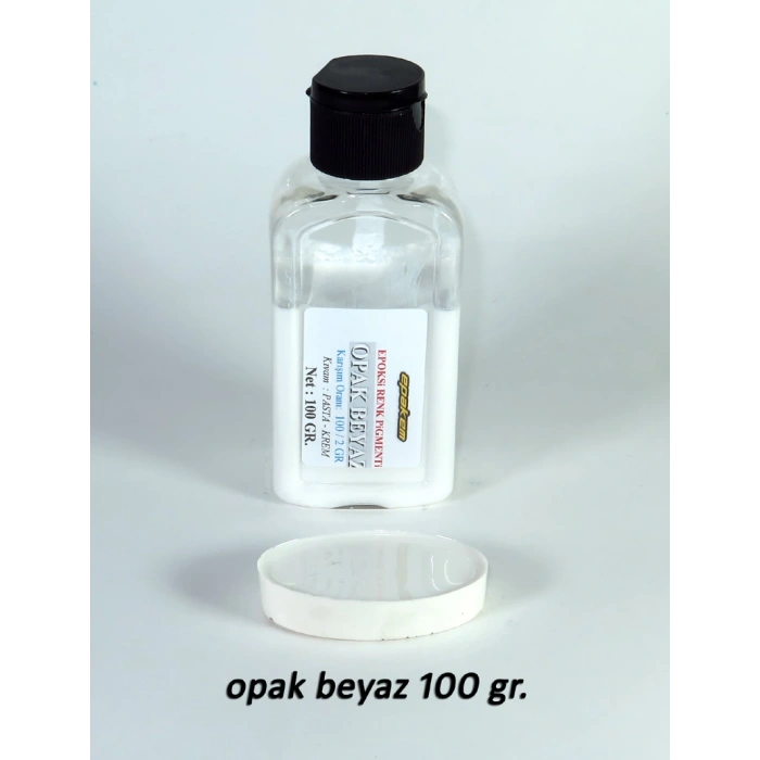 OPAK BEYAZ RENK PİGMENTİ 100 GR