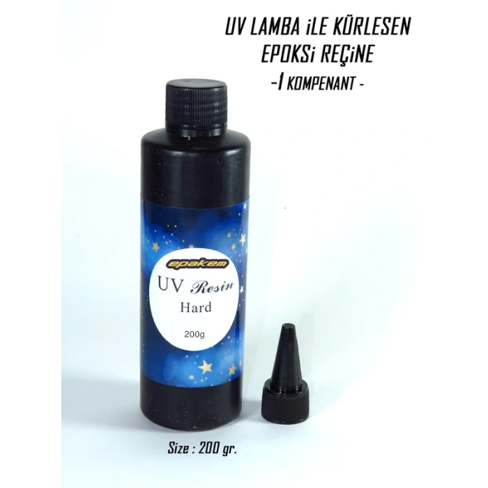 UV İLE KÜRLEŞEN EPOKSİ REÇİNE 200 GR