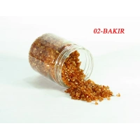 BAKIR RENKLİ SEDEF CAM KIRIĞI TAŞ - 100 GR