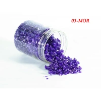 MOR RENKLİ SEDEF CAM KIRIĞI TAŞ 100 GR