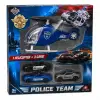 POLİCE TEAM HELİKOPTERLİ ARABA SETİ *30