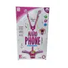 KUTULU AYAKLI MÜZİKLİ PEMBE MİKROFON*24