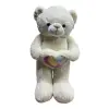 80 CM RENKLİ KALPLİ PARLAK AYI*30