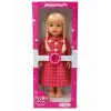 GERÇEK YÜZLÜ ÖRGÜ SAÇLI 58 CM AYLİN ET BEBEK