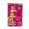 GOLD ELBİSELİ ÇANTALI BARBİE BEBEK*56