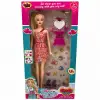 CINDY DOLL AYNALI YEDEK ELBİSELİ BEBEK*96