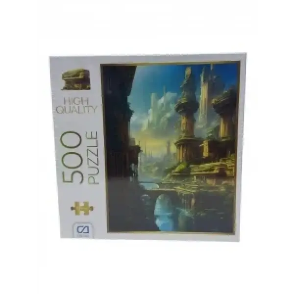UZAKTAKİ ŞEHİR PUZZLE 500PR*