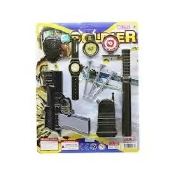 SAATLİ ORTA BOY TABANCA SETİ*40
