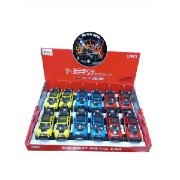 ÇEK-BIRAK IŞIKLI SESLİ METAL ARABA *12*144