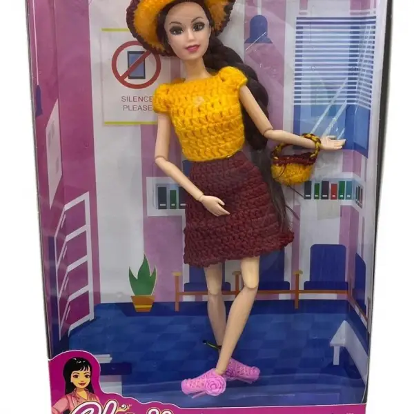 ÖRGÜ ELBİSELİ BEBEK*53