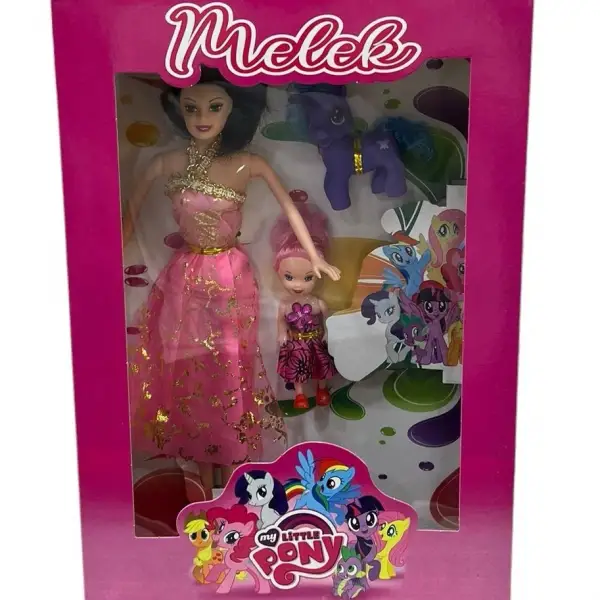 PONYLİ MELEK BARBİE BEBEK KUTULU*48