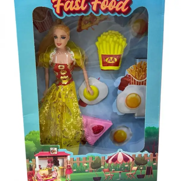 FAST FOOD BARBİE BEBEK KUTULU*48