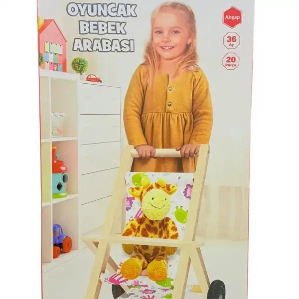 AHŞAP BEBEK ARABASI*12