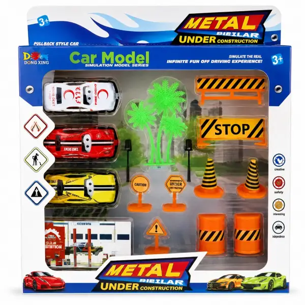 KUTULU METAL TRAFİK SET*72
