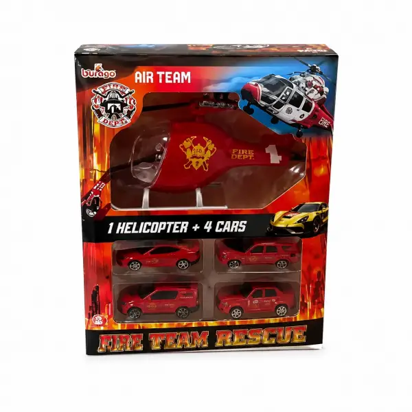 AIR FIRE HELİKOPTERLİ ARABA SETİ *30