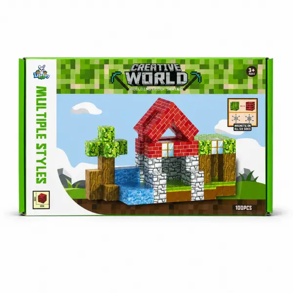 MY WORLD MAGNETIC BLOKS 100 PARÇA