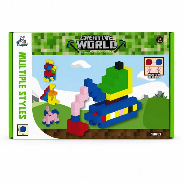 MY WORLD MAGNETIC BLOCKS 160 PARÇA