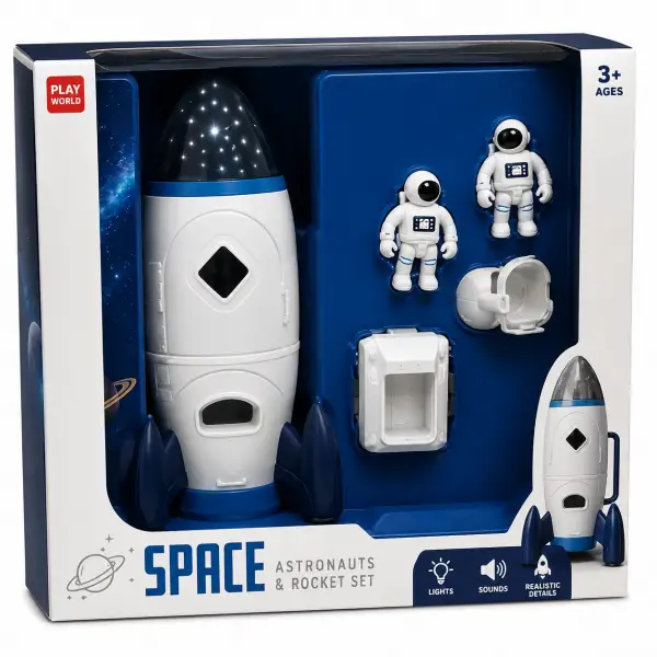 UZAY SERİSİ ROKET VE ASTRONOTLAR *4
