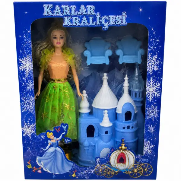 KARLAR KRALİÇESİ ŞATOLU BARBIE BEBEK*48