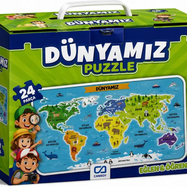 DÜNYAMIZ YER PUZZLE*18