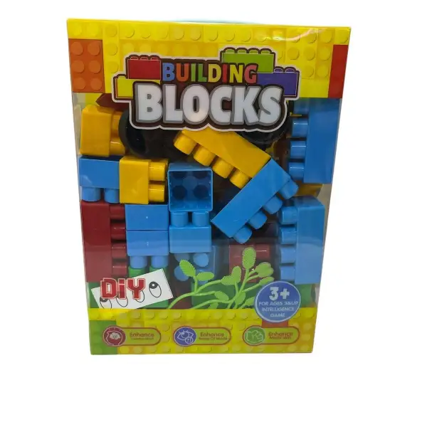 RENKLİ KUTUDA 55 PARÇA LEGO*36