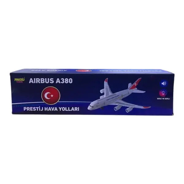 IŞIKLI MÜZİKLİ  PİLLİ UÇAK*40