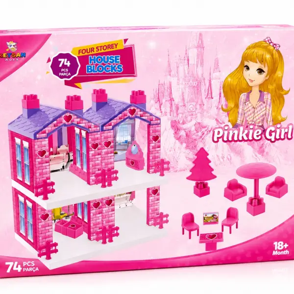4 KATLI EV PEMBE*12
