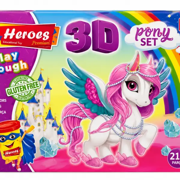 3D PONY SET HAMUR KUT*12