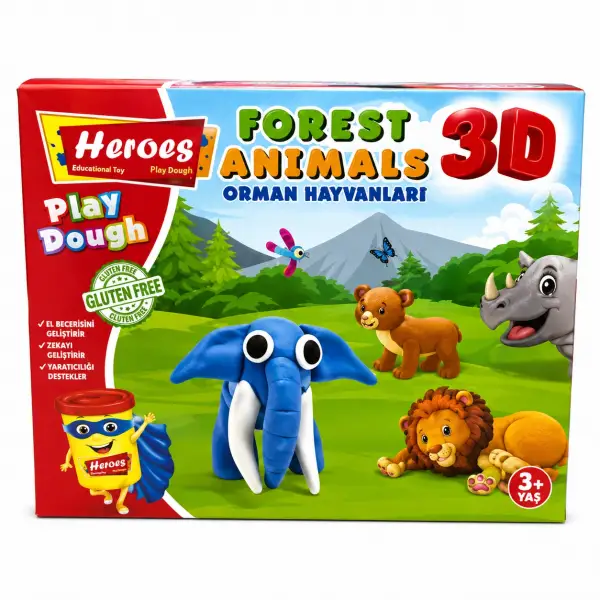 3D ORMAN HAYVANLARI*12