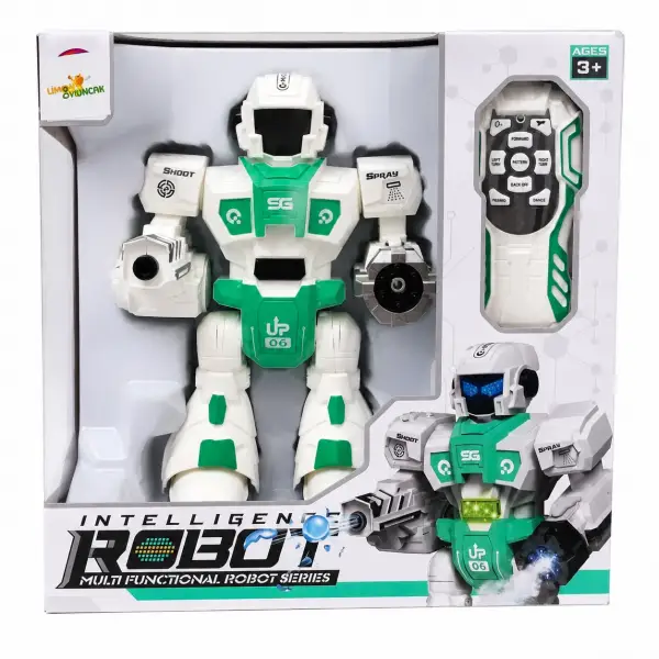 KUMANDALI BEYAZ-YEŞİL ROBOT*24