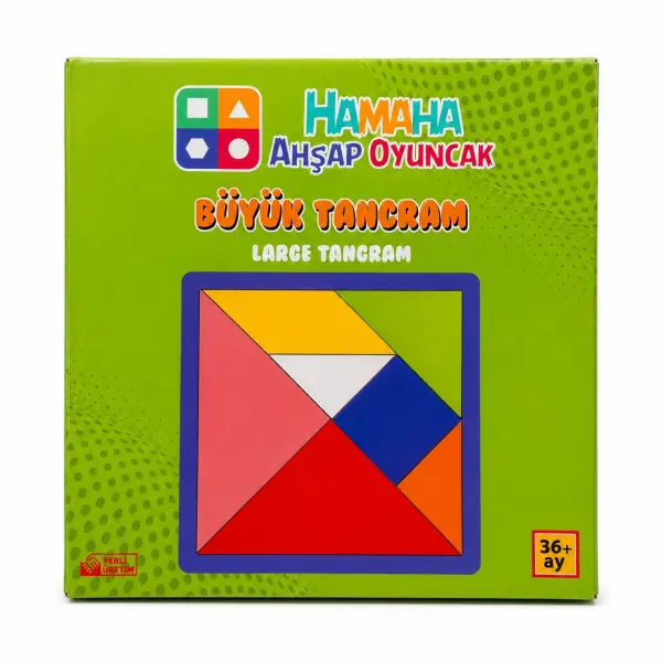 7 PARÇA BÜYÜK TANGRAM 19CMX19XM *24