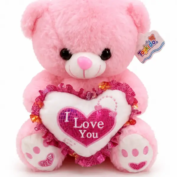 30 CM I LOVE YOU KALPLİ AYICIK