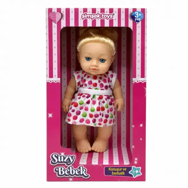 KONUŞAN SUZY BEBEK SAÇLI 30 CM KUTULU*45