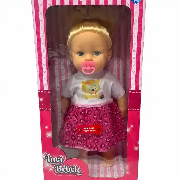 İNCİ BEBEK EMZİKLİ 15 CM KUTULU*24