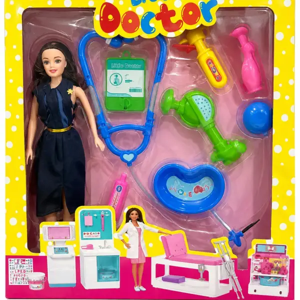 KUTULU BÜYÜK DOKTOR SETLİ BARBİE*40