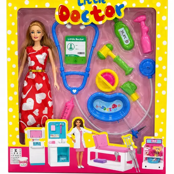KUTULU BÜYÜK DOKTOR SETLİ BARBİE*40