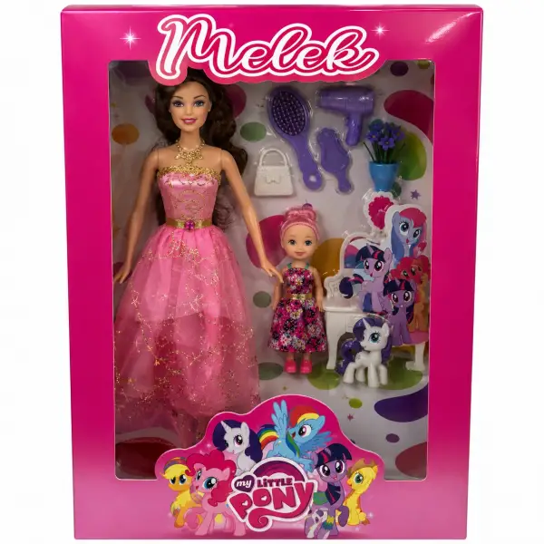 PONYLİ MELEK BARBİE BEBEK KUTULU*48