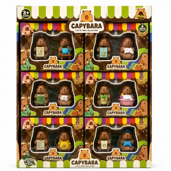 İKİLİ STANTLI CAPYBARA*120