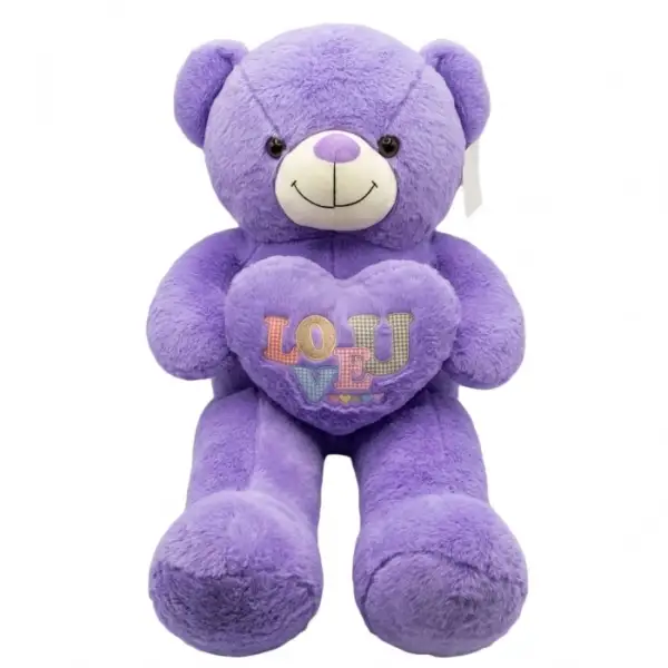 PELUş KALPLİ AYICIK BÜYÜK 80 CM