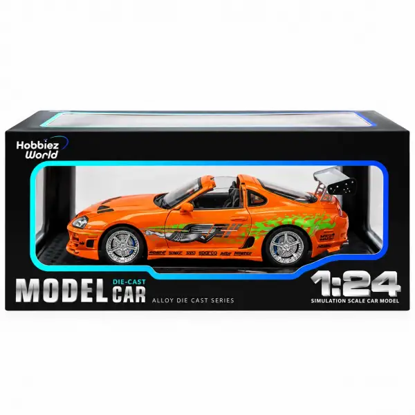 HOBBIEZ WORLD 1/24 TOYOTA SUPRA TURUNCU*24
