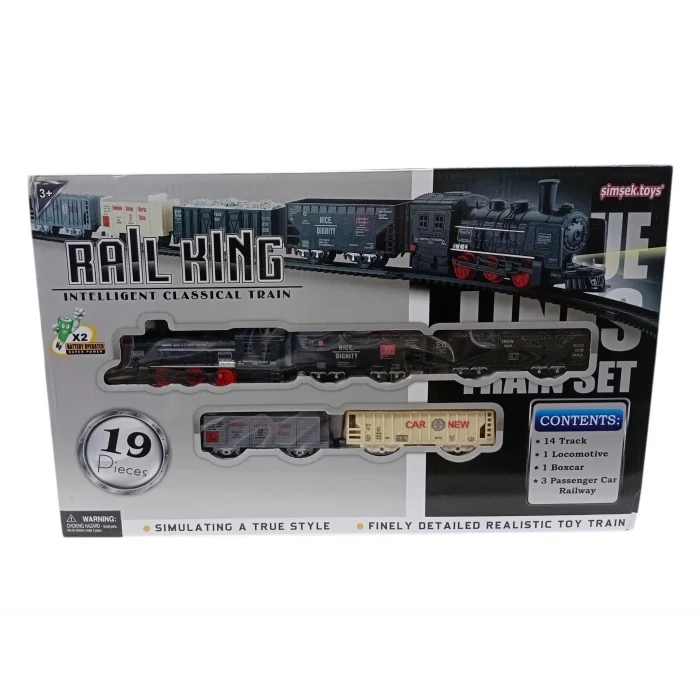 19 PARÇA IŞIKLI KLASİK TREN *36