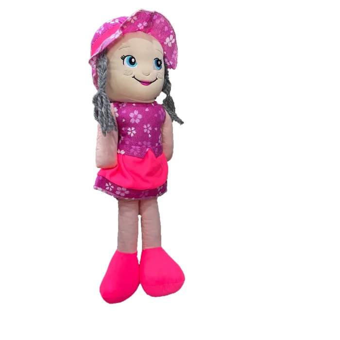 60 CM SAÇ ÖRGÜLLÜ BEZ BEBEK*60